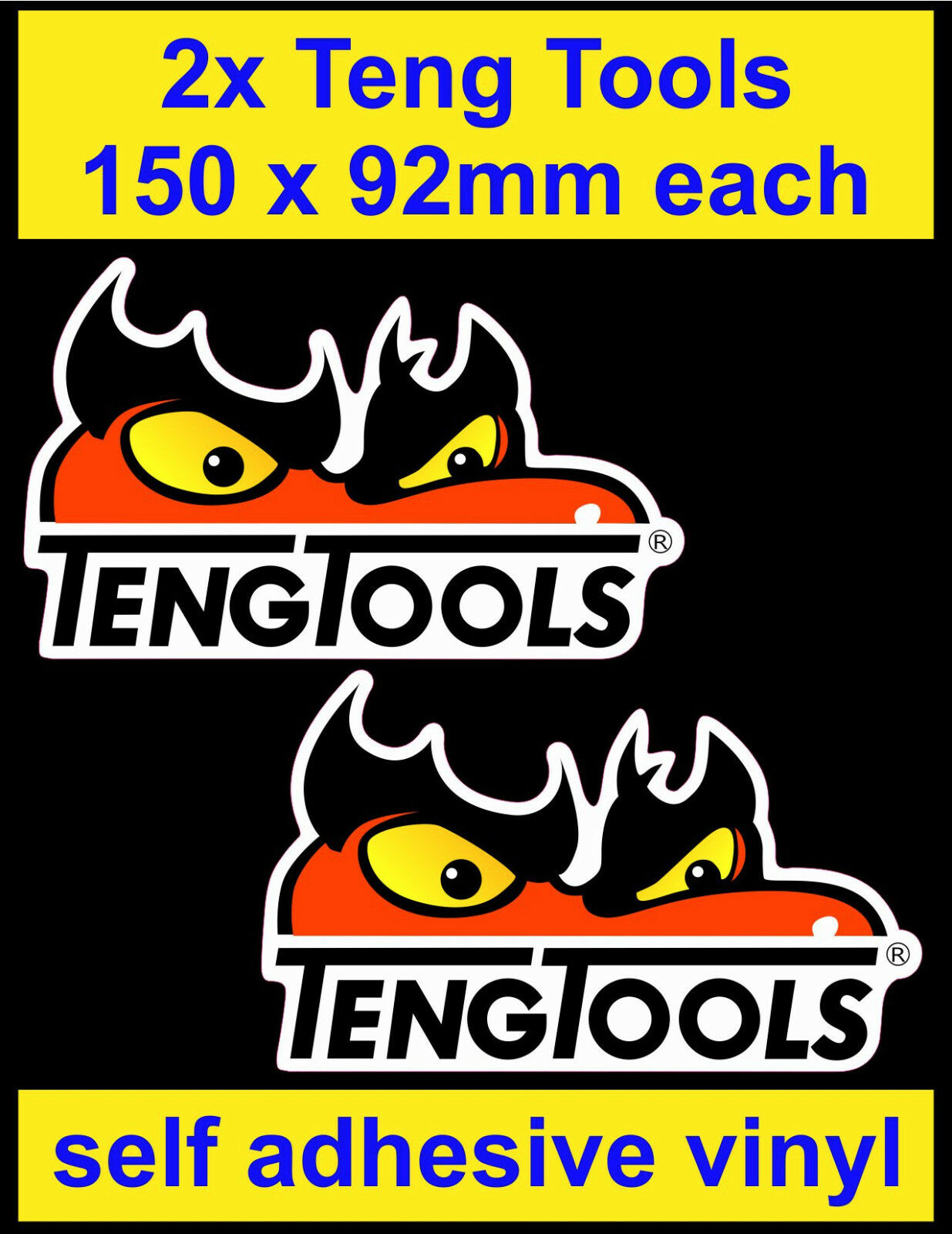 Workshop Tools Logo - 2テングツールスポンサーステッカー用モータースポーツツールボックスワークショップデカールカーバントラック