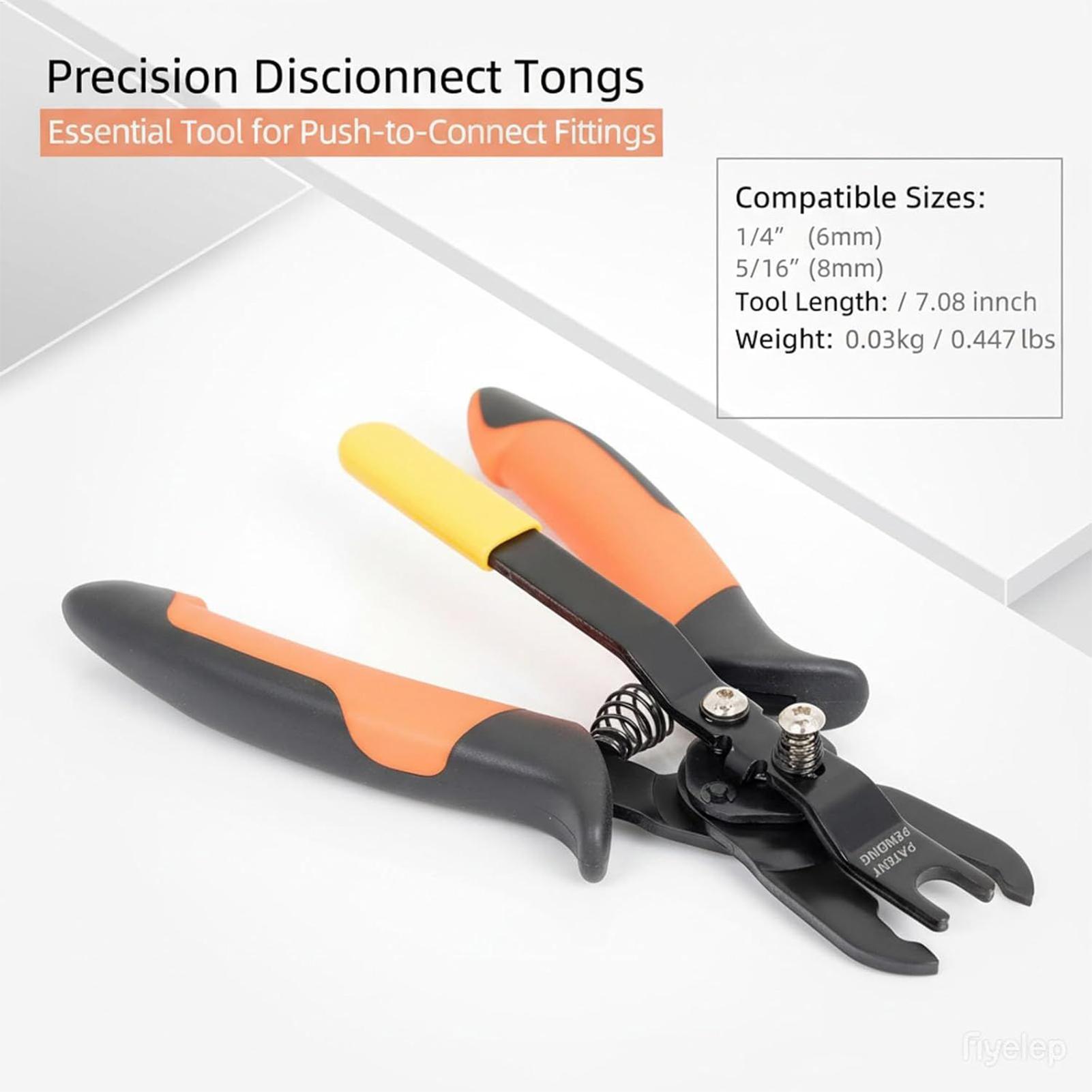 Workshop Tools English - エアラインプライヤー 快適で持ち運び可能なプッシュ接続式 クイックリムーバー エアホース取り外し用ツール メカニックツール ワークショップ用