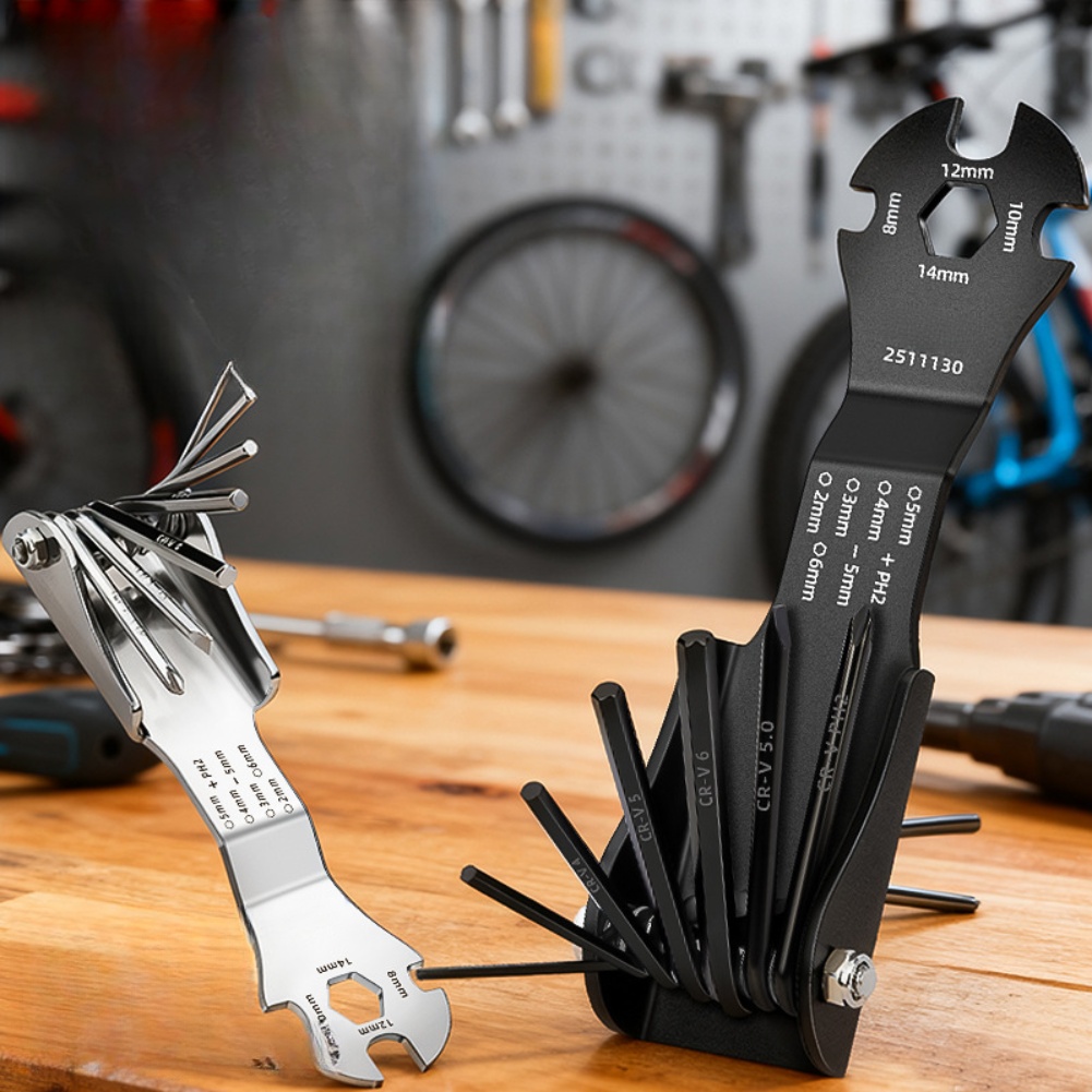 Hand Tools And Workshop Equipment - 1pc 多機能折りたたみ六角レンチ高トルクポータブルワークショップ機器修理ハンドツール用
