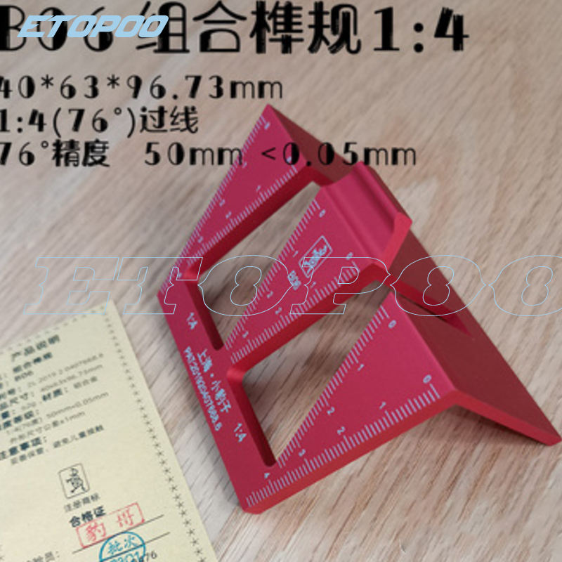 Dovetail Marking Guide - 木工アリマーカーアルミ合金アリマーキングテンプレート1:5 & 1:7ウッドジョイントテディベアゲージスケールアリガイドツール