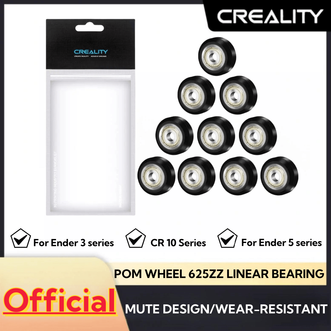 Creality Printer K1 - Creality-pomプラスチックプーリー,3Dプリンター部品,625zz,リニアベアリング,3シリーズ,ender5シリーズ,cr 10シリーズ