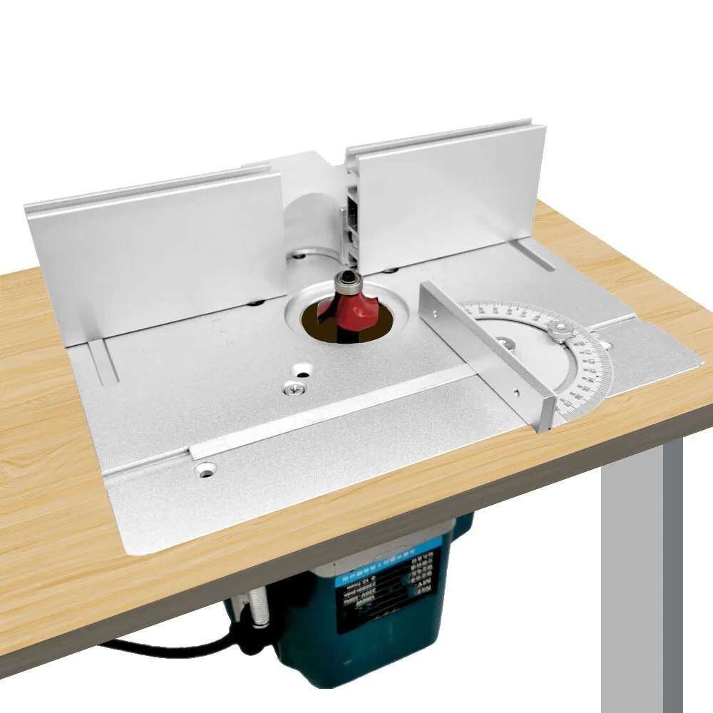Router Table Insert - 多機能アルミルーターテーブルインサートプレート木工電動ウッドルーターフリッププレート作業台用ルータープレート