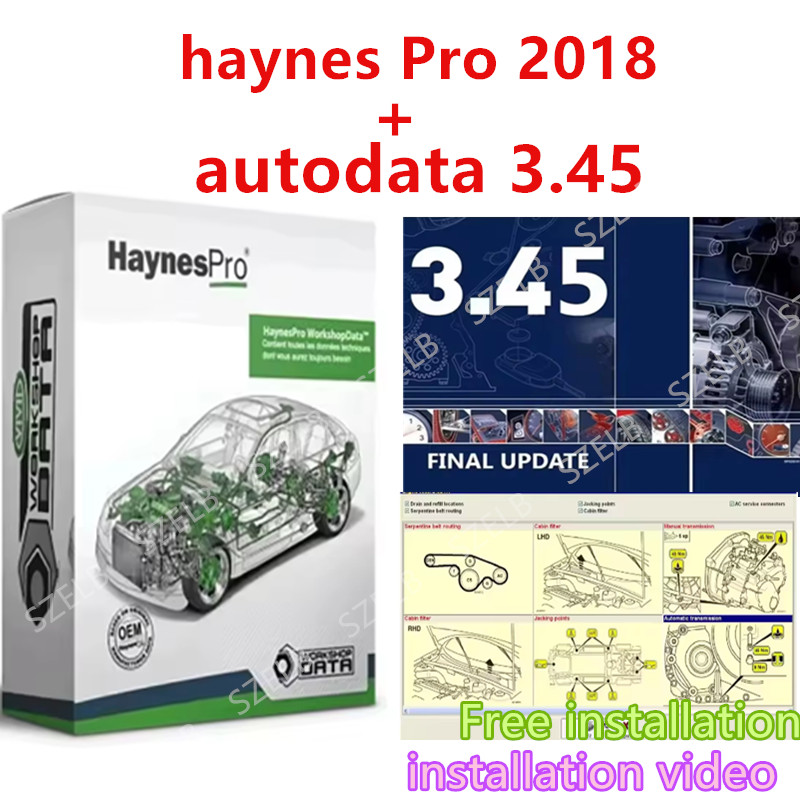 Workshop Tools Car - Haynes Pro（Vivid2018）とAutodata3.45 Atris-Technik自動車整備データ自動修理ソフトウェア診断ツール