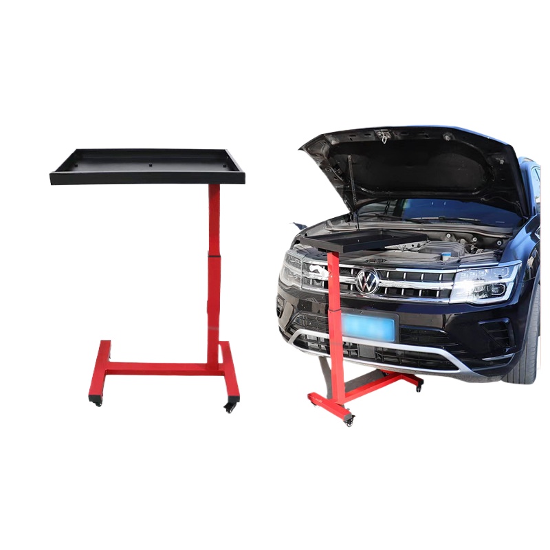 Workshop Tools Car - 車のメンテナンスワークベンチツールボックスツールカートミュートホイール付きワークショップホルダーキャビネットガレージワークベンチ調節可能なトレイ
