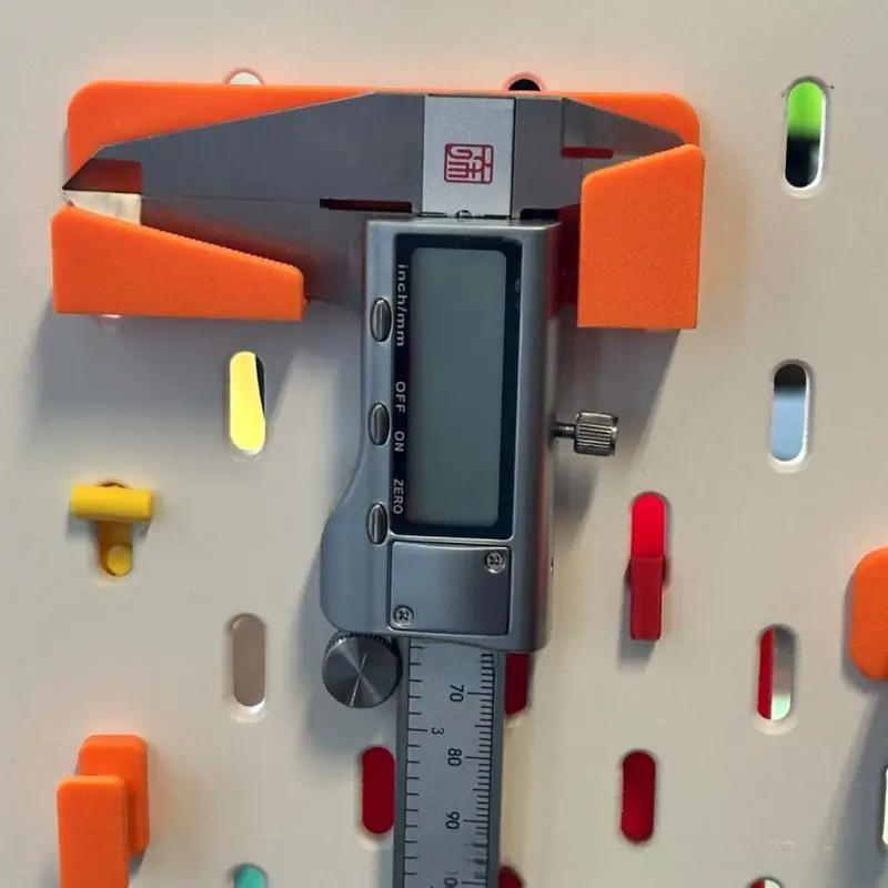 Workshop Marking Tools - ツールオーガナイザー壁掛け式-組み立て不要、測定マーク付き、ガレージ/作業場収納ラック、テープメジャー/デューティーキャリパーホルダー