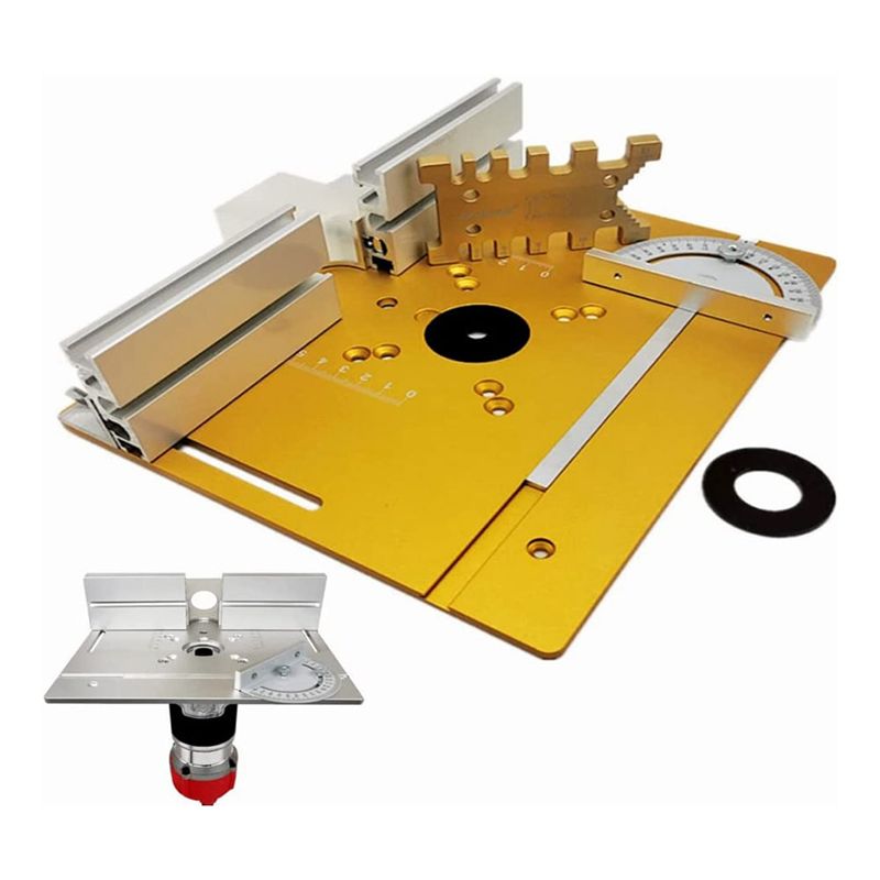WORTHOWN-アップグレードアルミ製ルーターテーブルイン - Router Table Insert のレビューと価格