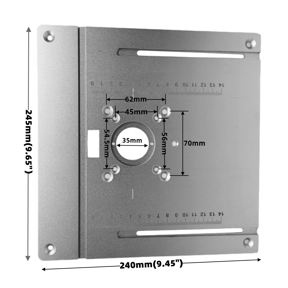 木工ベンチ用アルミニウムルーター,電気フライス盤,フリップボ - Router Table Insert のレビューと価格