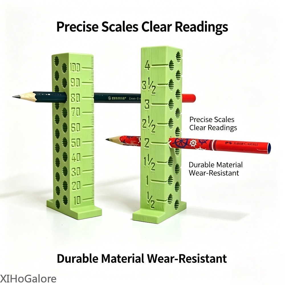 プロの木工用高さ測定定規 3Dプリント インチ・メートル両用 - Workshop Marking Tools のレビューと価格