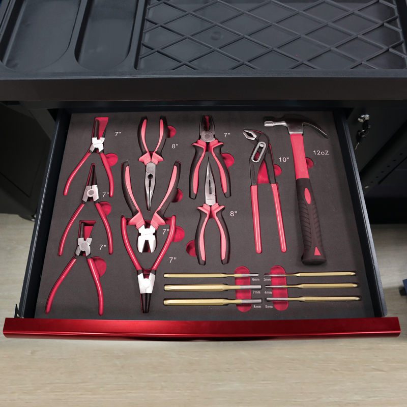 7段引き出しツールトロリー、273個のEVAフォームツールセ - Workshop Tools Car のレビューと価格