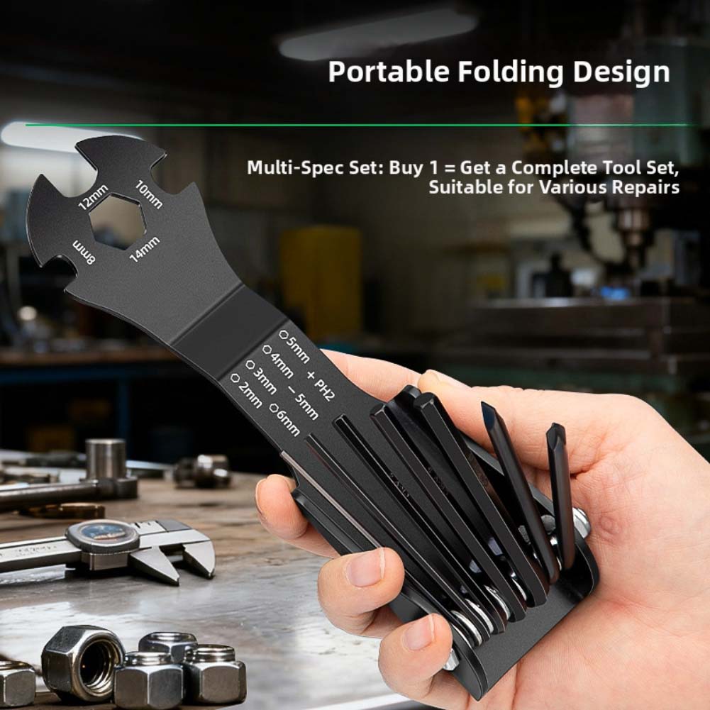 1pc 多機能折りたたみ六角レンチ高トルクポータブルワークシ - Hand Tools And Workshop Equipment のレビューと価格