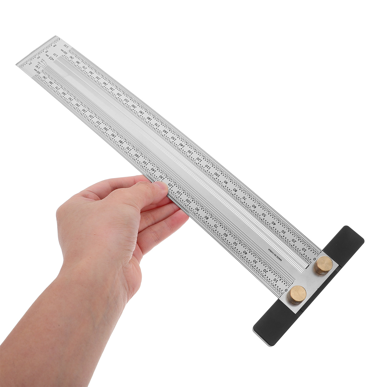 木工定規 T型定規 300mm 精密マーキングゲージ 大工用 - Workshop Marking Tools のレビューと価格