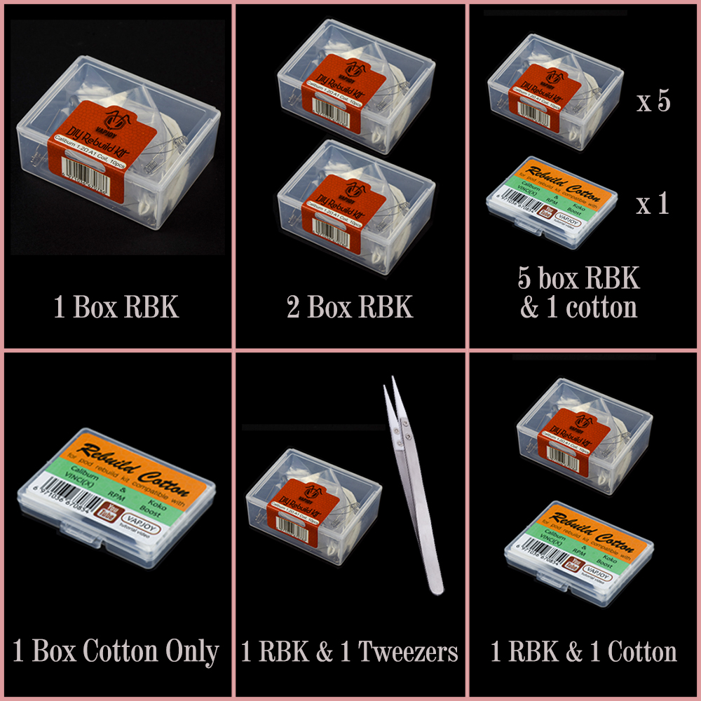 オリジナルのvapjoydiyリビルドキット,calibur - Tools Vape のレビューと価格