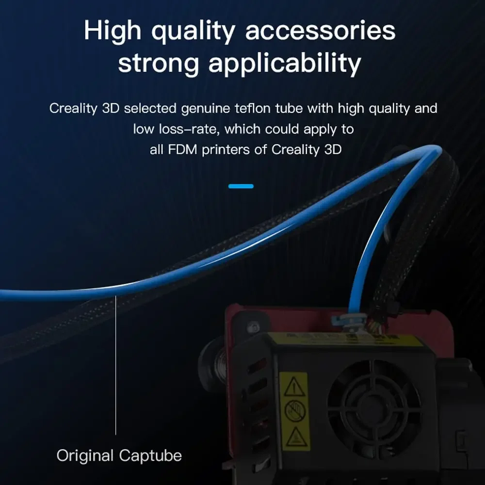 CREALITY カプリコーンボーデン用 PTFE チューブ - Creality Printer K1 のレビューと価格