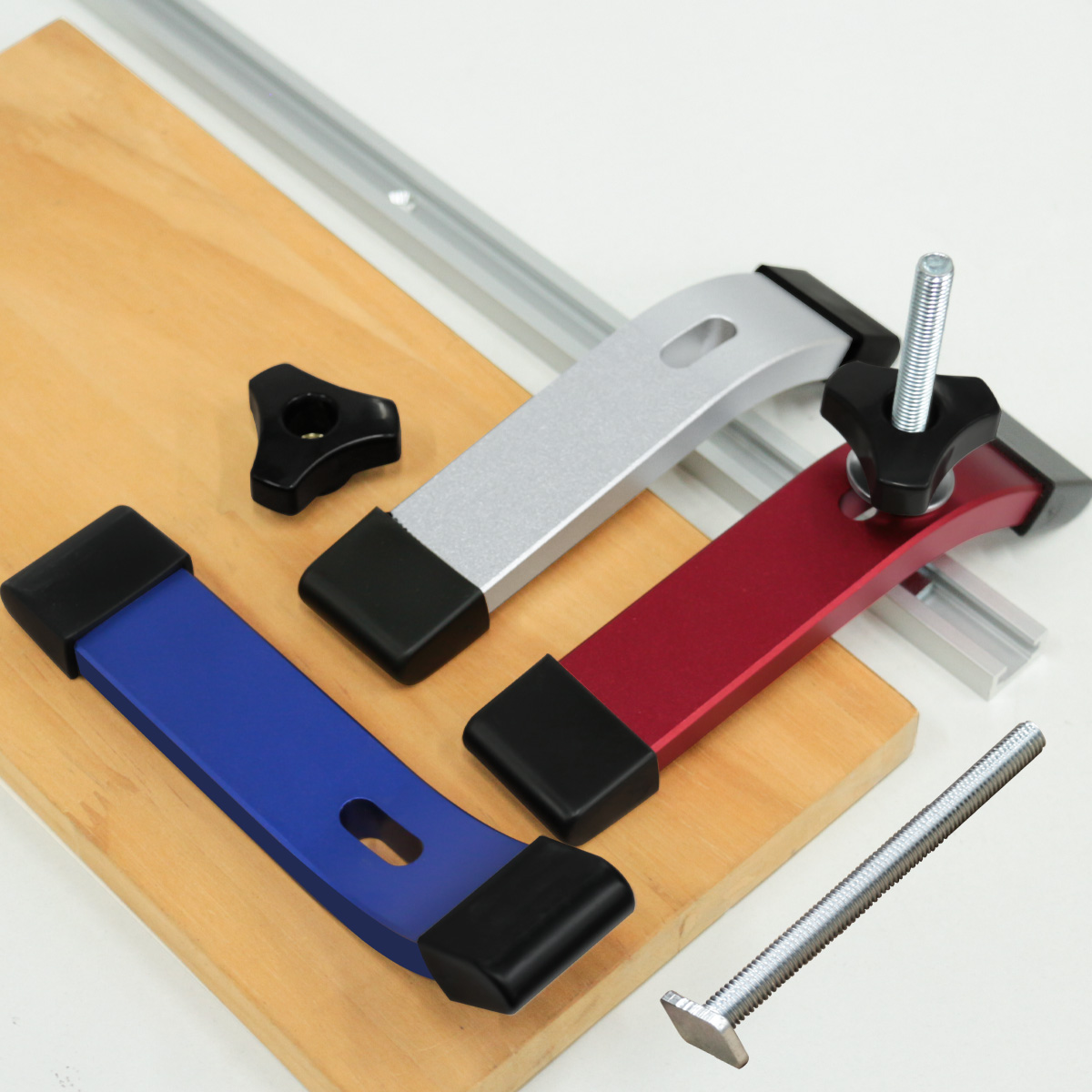 1PC Tトラックホールドダウンクランプマルチツールポケット - Router Table Insert のレビューと価格