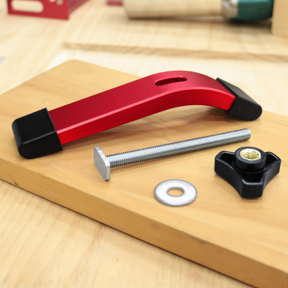 1PC Tトラックホールドダウンクランプマルチツールポケット - Router Table Insert のレビューと価格