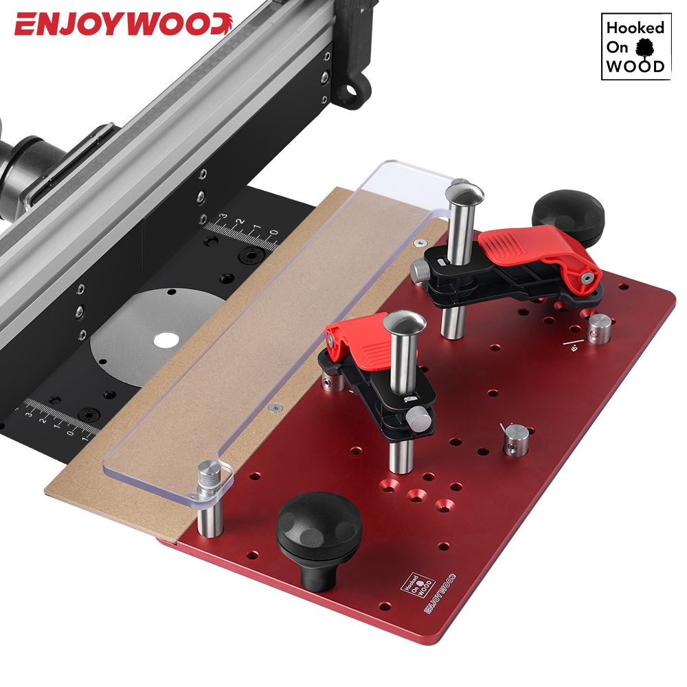 Enjoywood-キャビネットのドアジョイント用の木工レー - Router Table Insert のレビューと価格