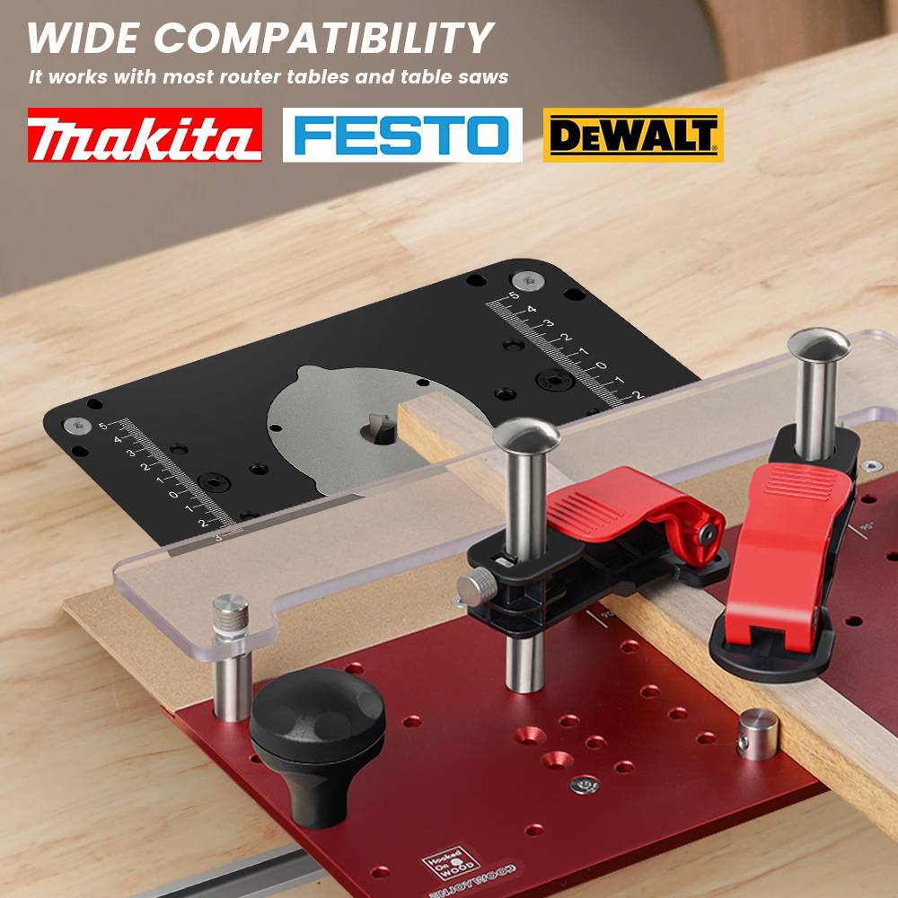 Enjoywood-キャビネットのドアジョイント用の木工レー - Router Table Insert のレビューと価格
