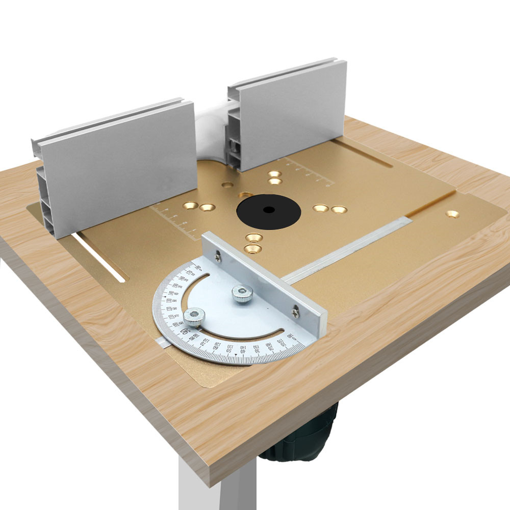 C8 アルミルーターテーブルインサートプレートマイターゲージ - Router Table Insert のレビューと価格
