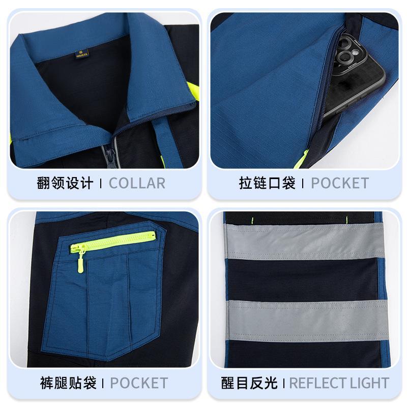 春秋用 耐裂性 作業服 メンズセット 耐摩耗性 建設機械修理 - Workshop Tools Logo のレビューと価格