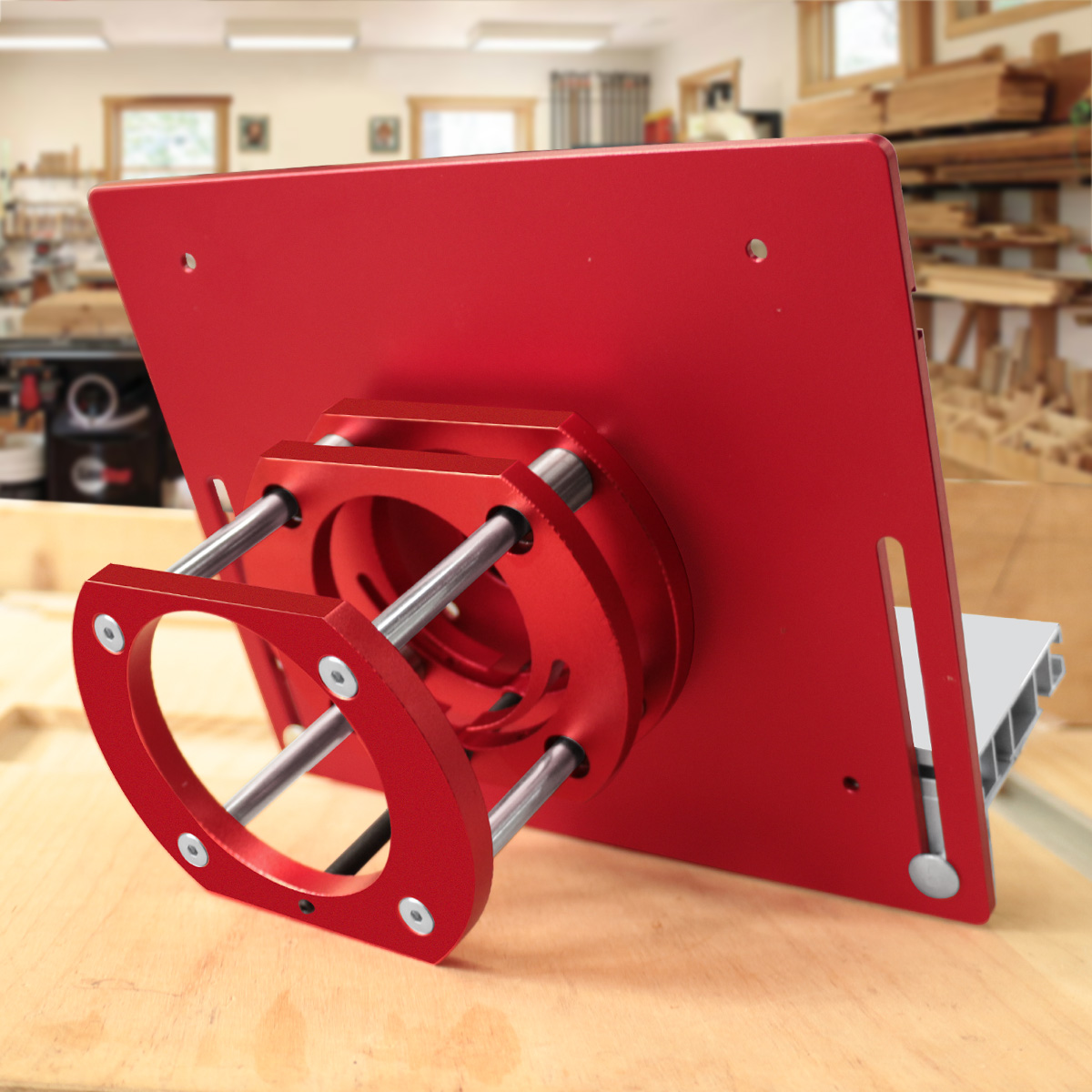 新しいルーターテーブルインサートプレートとルーターリフトキッ - Router Table Insert のレビューと価格