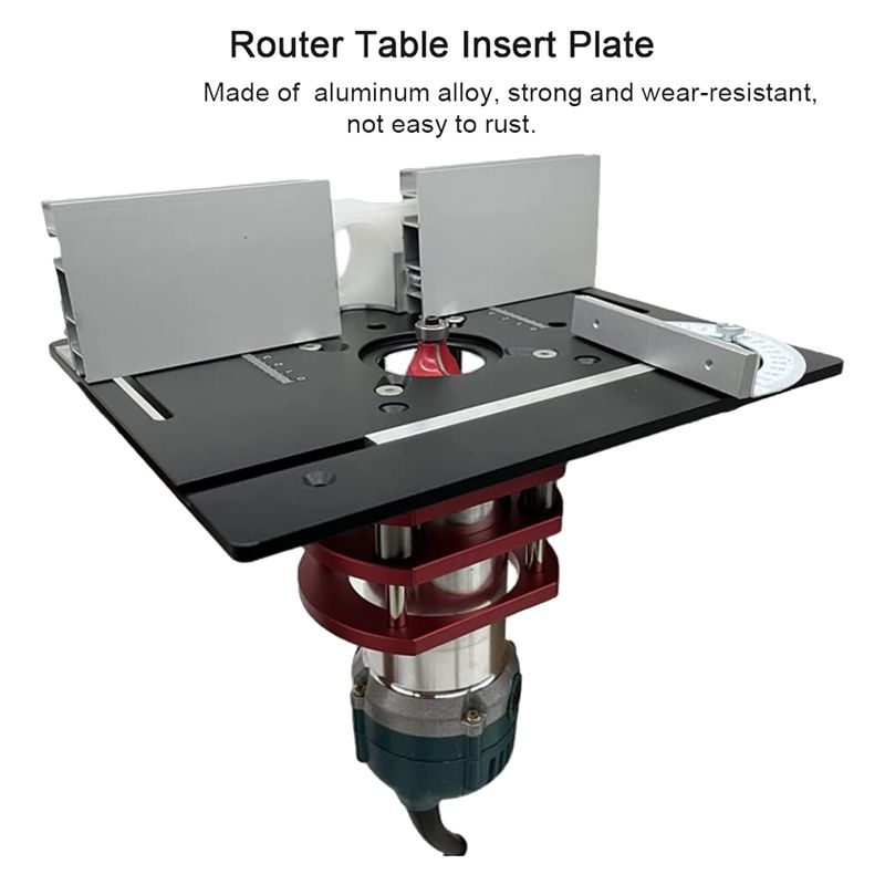 EYFL-ルーターテーブルインサートプレートアルミ合金木材フ - Router Table Insert のレビューと価格
