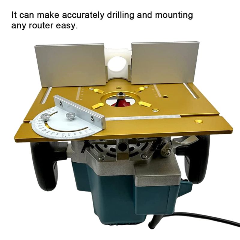 EYFL-ルーターテーブルインサートプレートアルミ合金木材フ - Router Table Insert のレビューと価格
