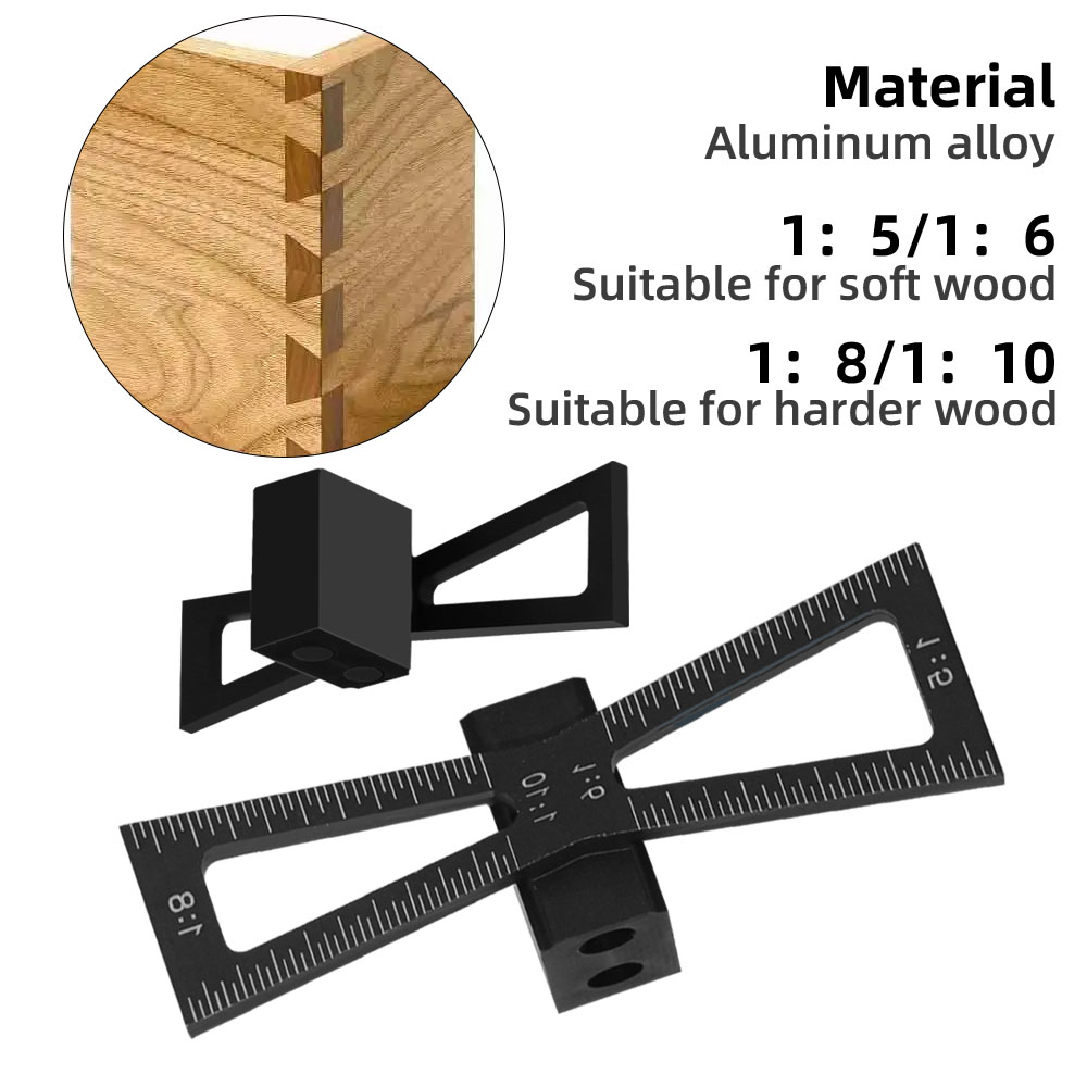 木工、ドベルベイルマーカー、アルミニウム合金、正確なロードベ - Dovetail Marking Guide のレビューと価格