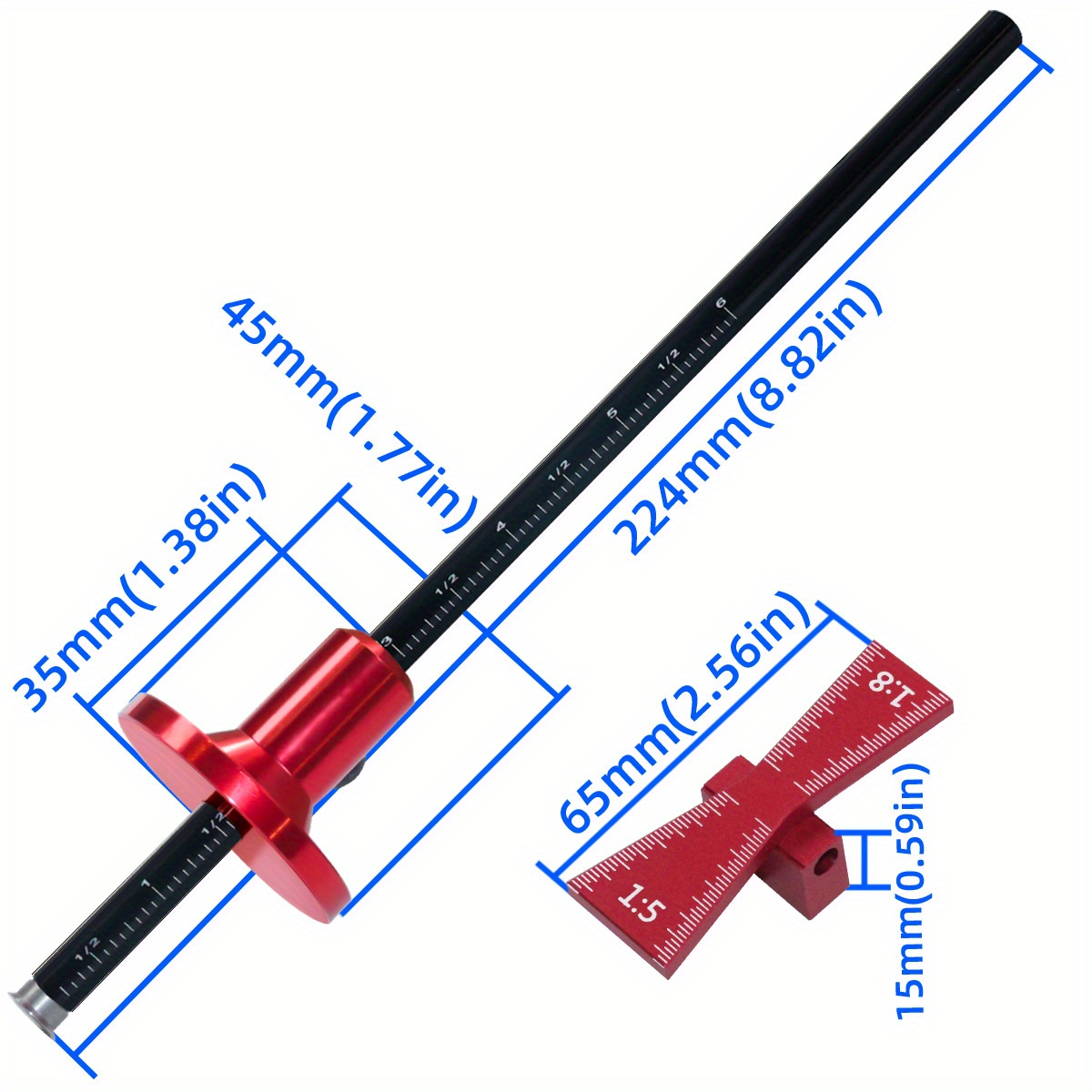 ホイールマーキングゲージ ダブテールジグガイドマーカー アル - Dovetail Marking Guide のレビューと価格